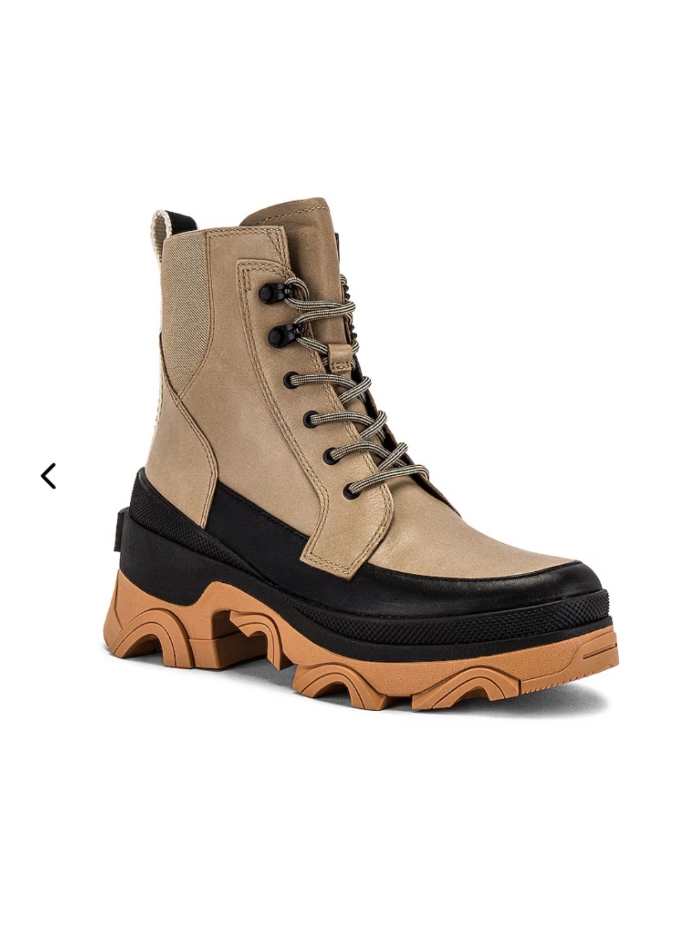Sorel Brex Boot in Tan/Black // size 8